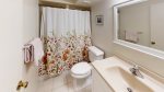 Private master bathroom with tub / shower combo